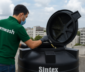 water tank cleaning ownwash