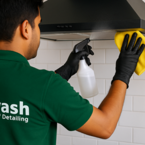 Icon representing doorstep kitchen chimney cleaning service by Ownwash