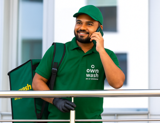 Pankaj Kumar, professional car detailer at Ownwash providing doorstep car washing services